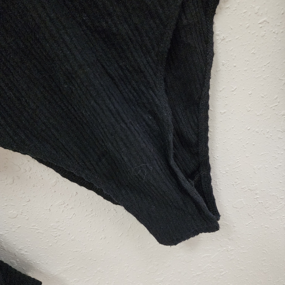 NEW! FREE PEOPLE  Blouse black Large - Picture 3 of 6
